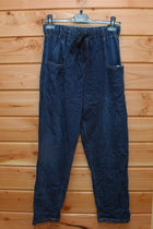 Pantalon fluide cordon taille unique