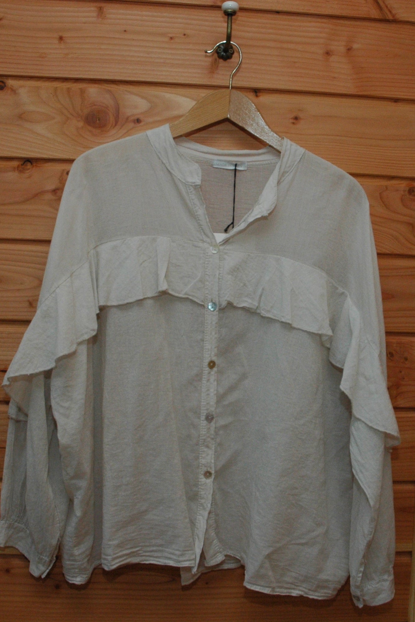 Chemise ample volant