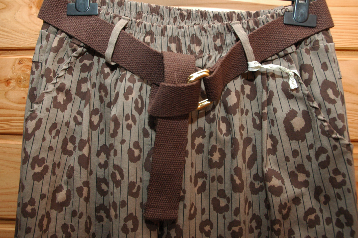 Pantalon léopard taille unique