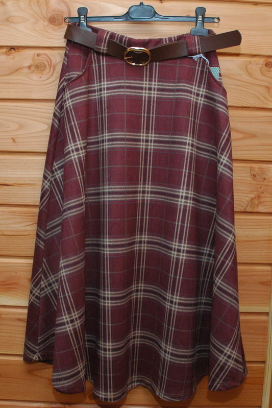 Jupe à carreaux