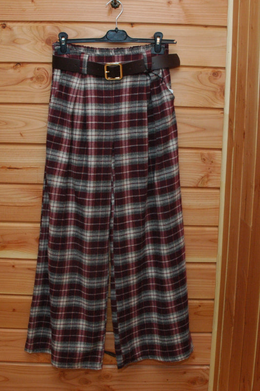 Pantalon à carreaux