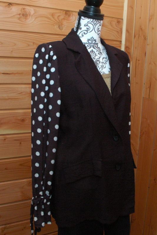 Veste fluide à pois
