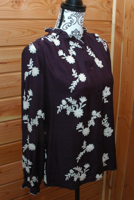 Chemisier brodé